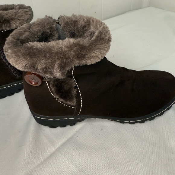 Brown women’s ankle boots - Picture 4 of 8